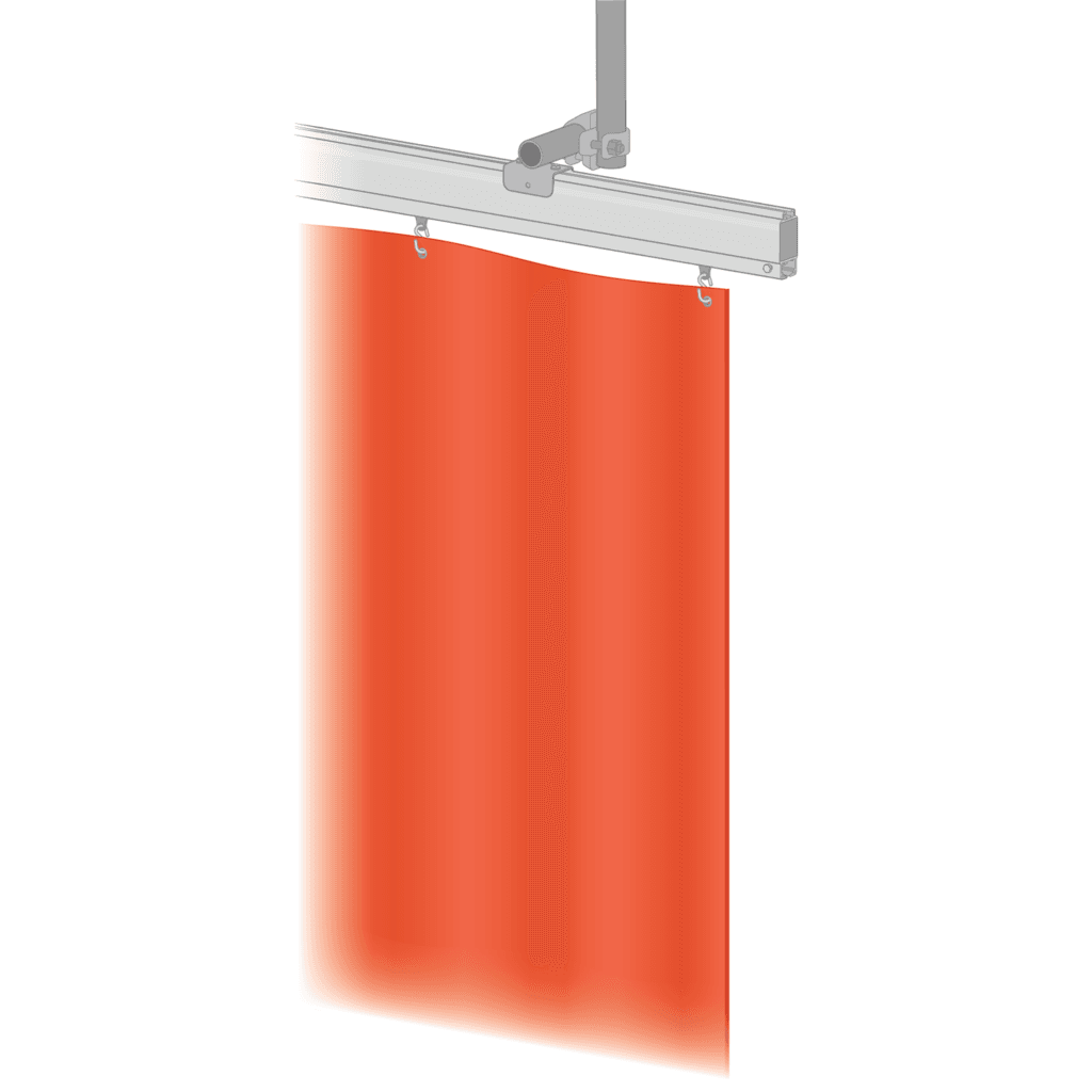 Schweißerschutzvorhänge und Spulenvorhänge