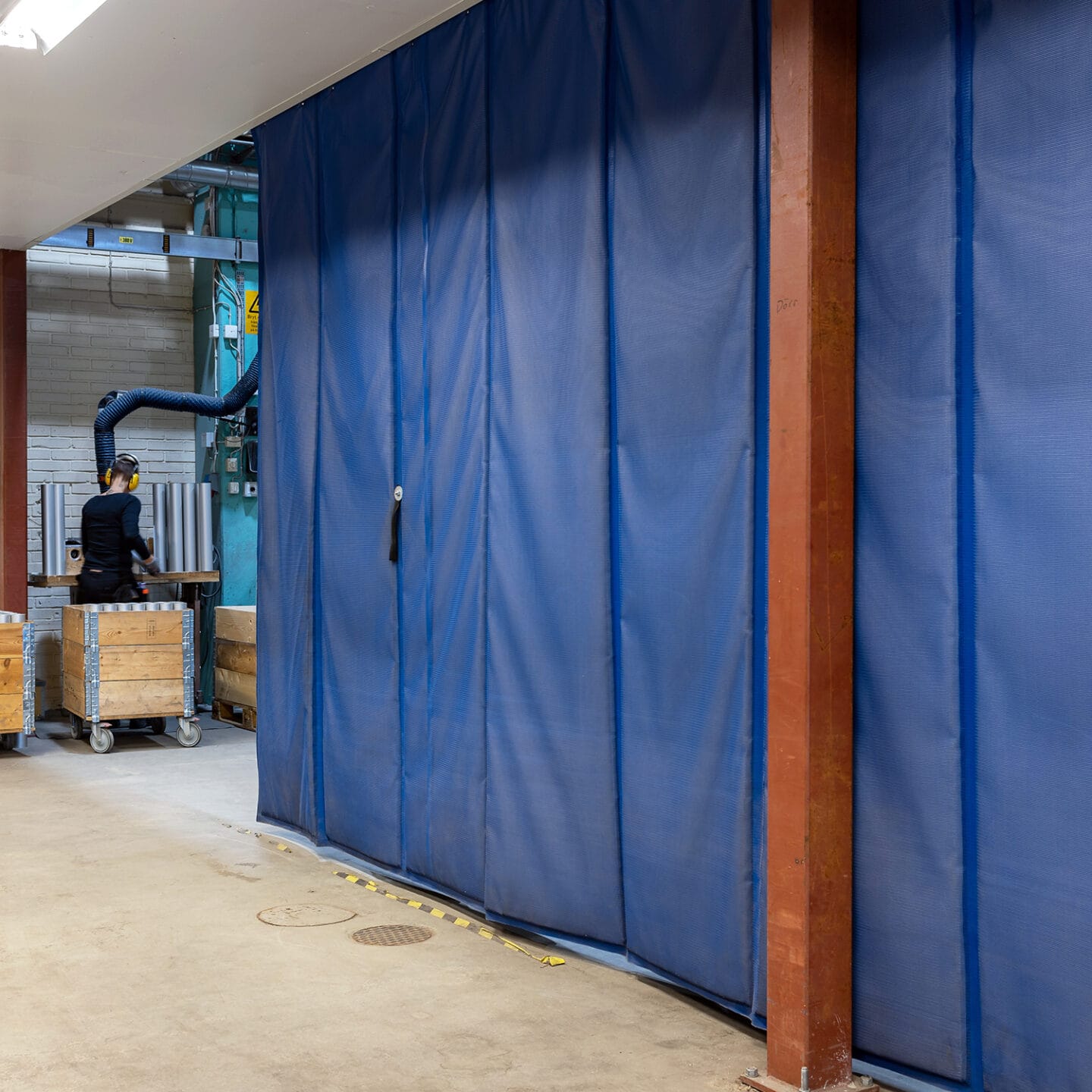 Vorhänge, die Lärm reduzieren