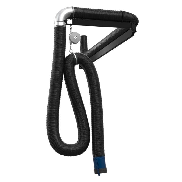 Schlauchschiene für Abgasabsaugung